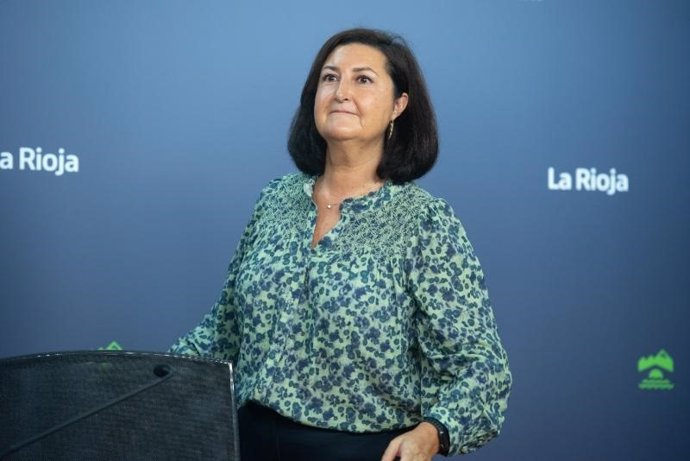 La directora general de Empleo, Cristina Salinas, en comparecencia de prensa