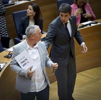 PSPV y Compromís afean a Mazón su "improvisación" en financiación mientras Vox comparte "la mayoría" de reivindicaciones