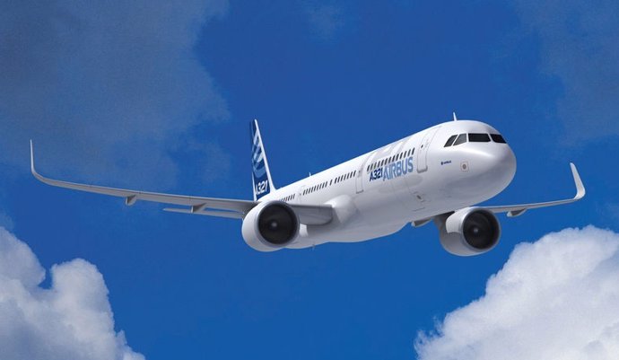 Archivo - Un avión A321neo