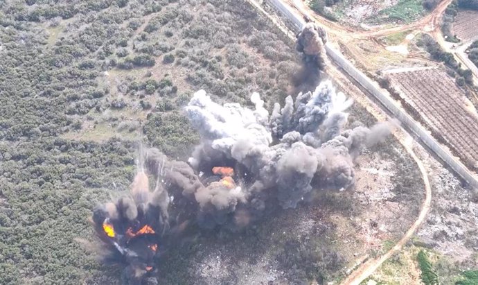 Explosiones en la frontera entre Líbano e Israel