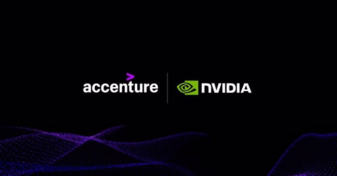 Logos de Accenture y Nvidia