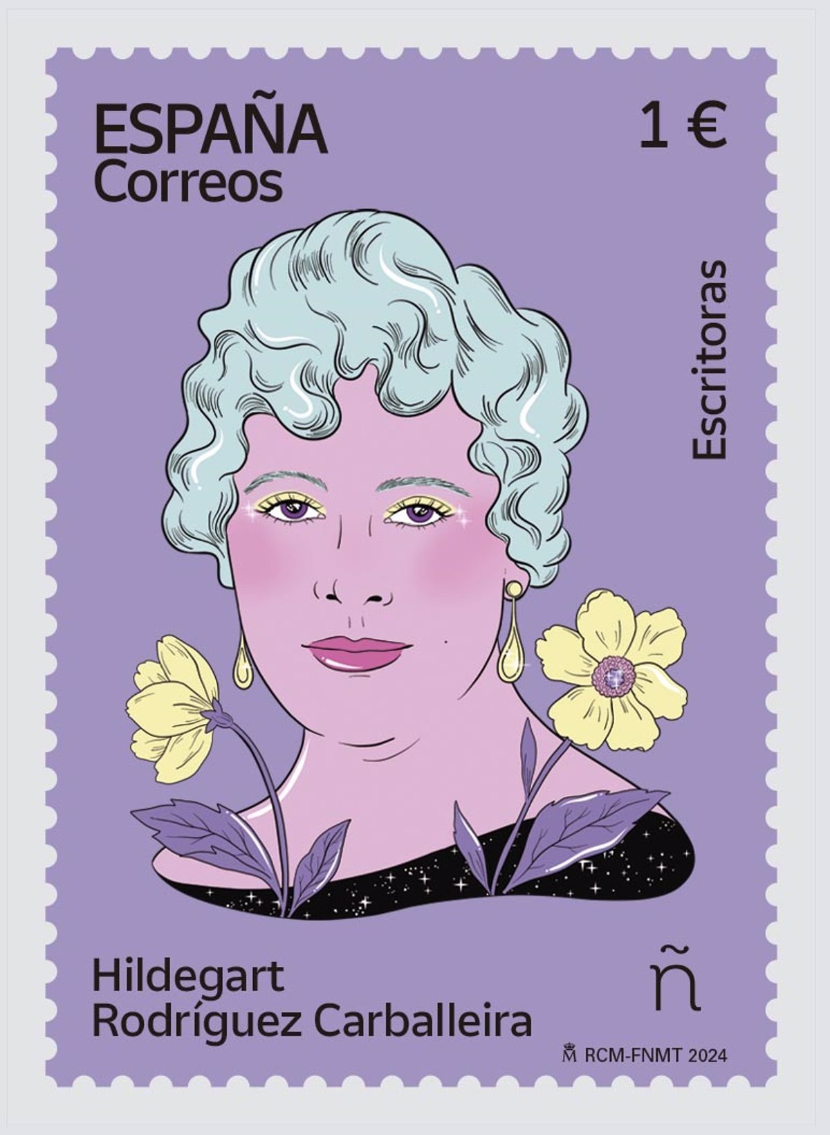 Correos issues a stamp dedicated to the writer and journalist Hildegart Rodríguez as part of the ‘8MtodoElAño’ collection