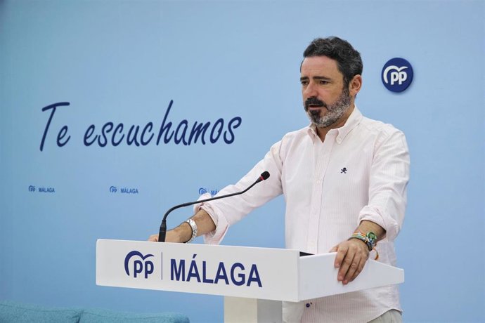 Archivo - El secretario general del PP de Málaga, José Ramón Carmona, en una imagen de archivo.