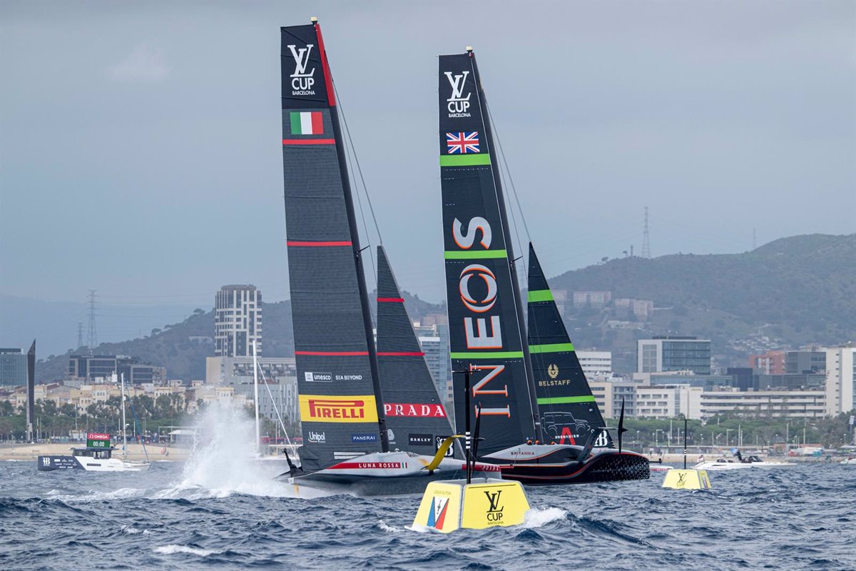 INEOS Britannia achieves the ‘match ball’ over Luna Rossa in the Louis Vuitton Cup