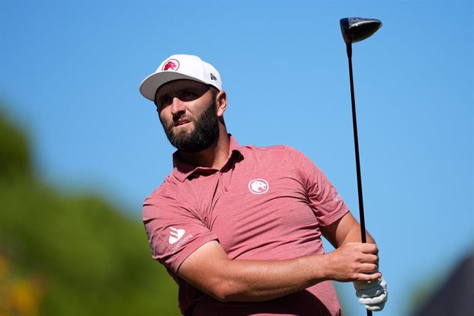 El golfista español Jon Rahm durante el ACCIONA Open de España presented by Madrid 2024