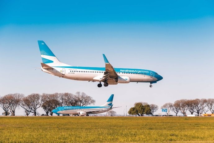 Archivo - Avión de Aerolíneas Argentinas