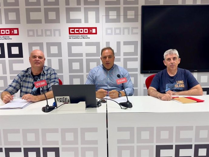 Rueda de prensa sobre la convocatoria de huelga en el CEE de Cocemfe Toledo.