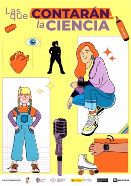 Cartel del certamen 'Las que contarán la ciencia'.