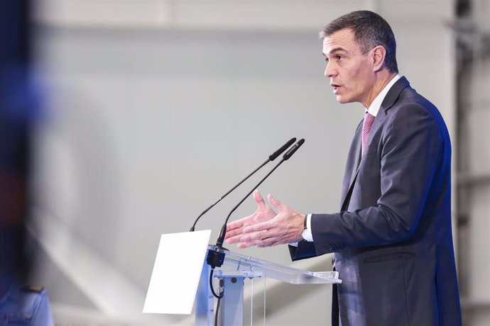 El presidente del Gobierno, Pedro Sánchez