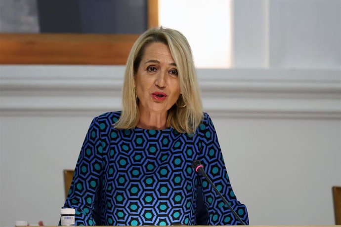Inés Cañizares durante el Debate del Estado de la Ciudad.
