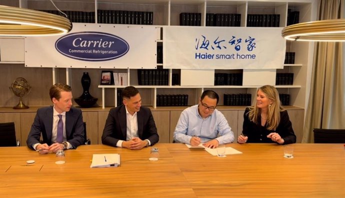 The site of the closing for Haier Smart Home's acquisition of Carrier's Commercial Refrigeration business