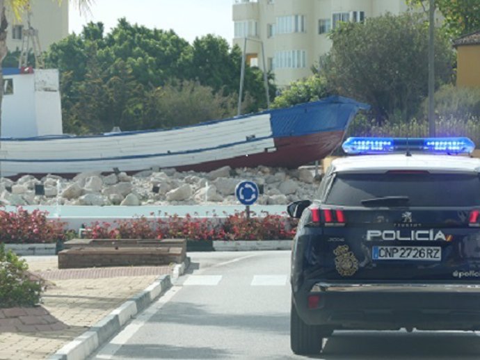 Archivo - Coche policía nacional