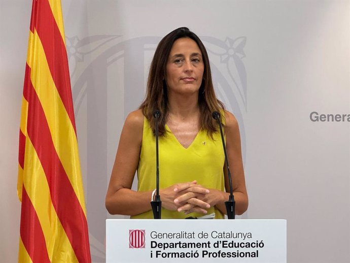 La consellera d'Educació i FP de la Generalitat, Esther Niubó