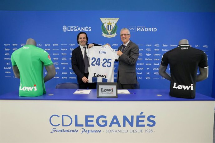 El operador de fibra y móvil 5G Lowi patrocinará al CD Leganés en la temporada 2024-25.