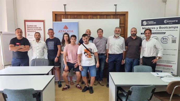 Clausura III Curso Operador en Instalaciones Mineras de la Fundación Atalaya (Huelva).