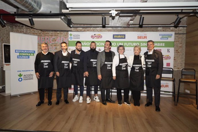 Chefs que apadrinan la campaña 'Restaurantes contra el hambre".