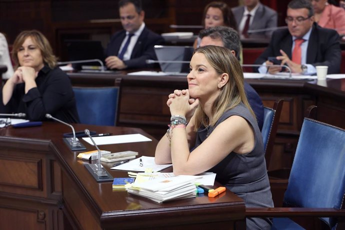 La presidenta del Govern Balear, Marga Prohens, durante el Debate del Estado de la Comunidad.