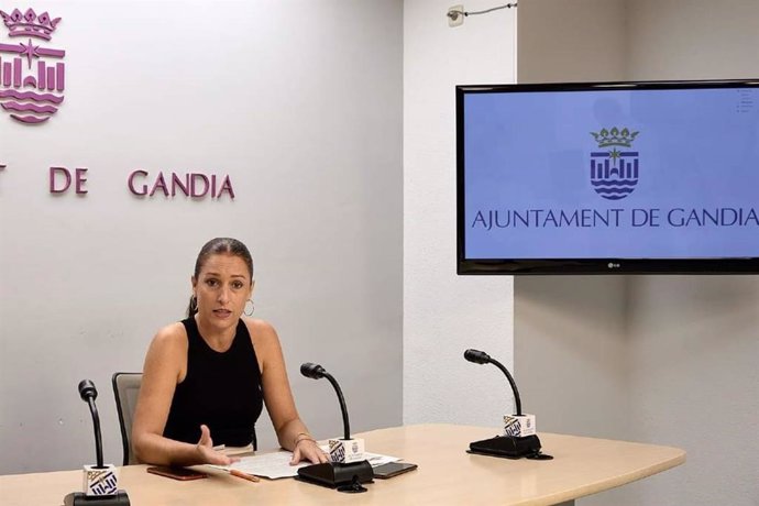 La regidora d'Educació a Gandia, Esther Sapena