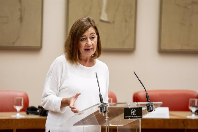 La presidenta del Congreso, Francina Armengol en el Congreso de los Diputados, a 26 de septiembre de 2024, en Madrid (España).