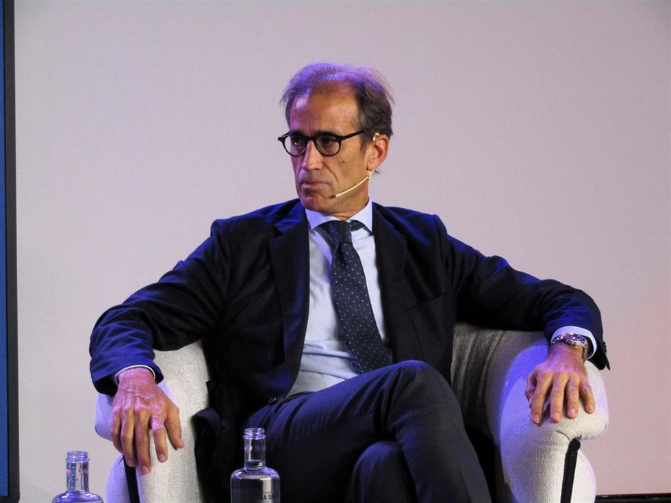 El presidente de Fira de Barcelona, Pau Relat, en Casa Seat