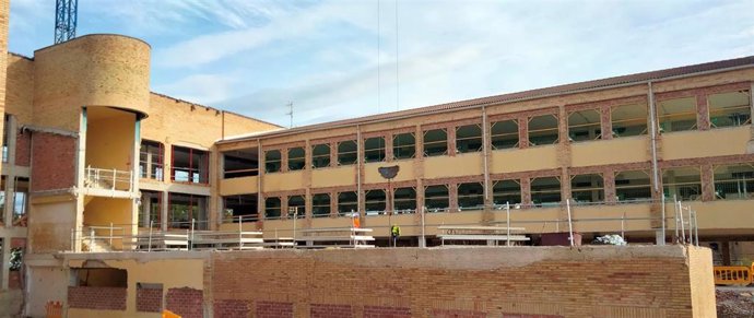 Obras de la nueva residencia de Estella.