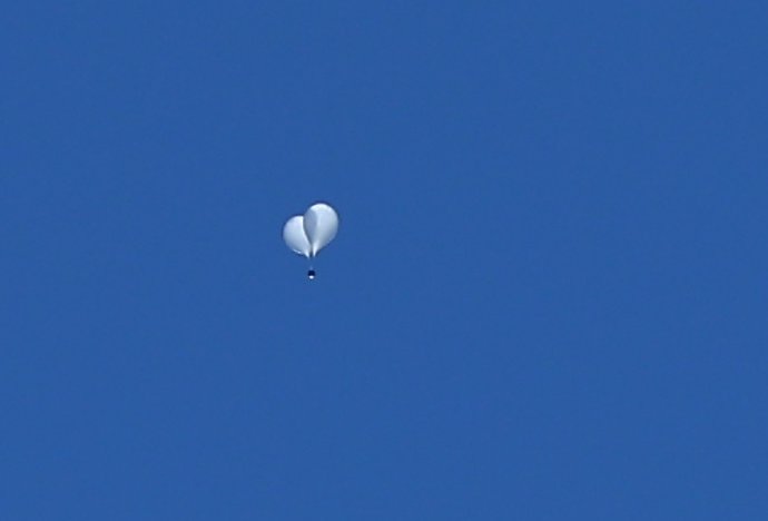 Globo basura lanzado por Corea del Norte 