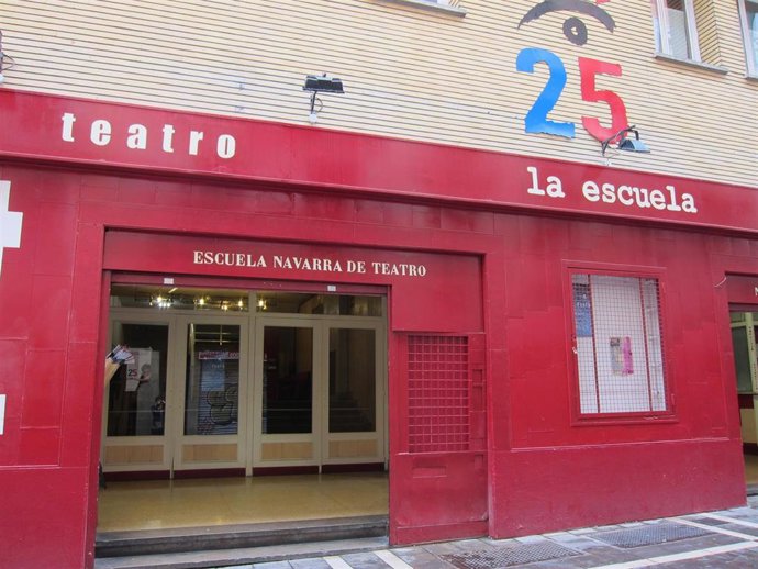 Archivo - Fachada De La Escuela Navarra De Teatro.