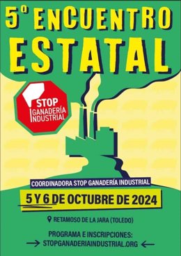 Coordinadora Stop Ganadería Industrial celebrará este fin de semana su quinto encuentro estatal en Retamoso de la Jara.