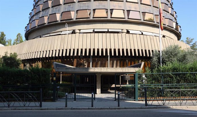 Fachada de la Sede del Tribunal Constitucional, a 23 de septiembre de 2024, en Madrid (España).