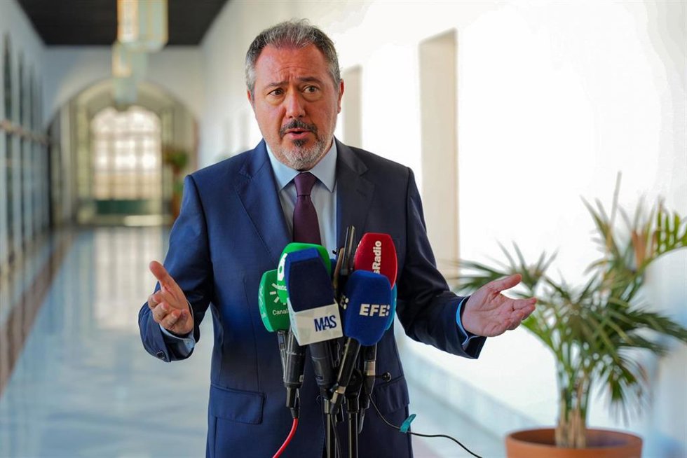 El secretario general del PSOE de Andalucía, JuanEspadas, en una imagen de archivo. 