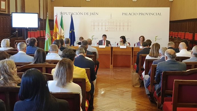Reunión del Consejo de Alcaldes y Alcaldesas de la provincia de Jaén.