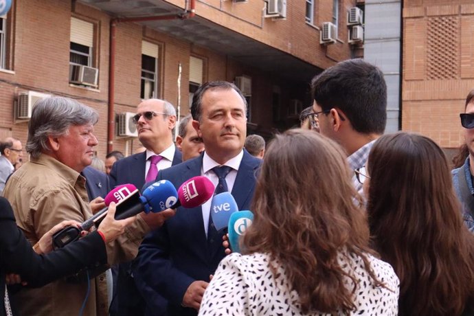 El presidente del Grupo Parlamentario Vox en las Cortes de Castilla-La Mancha, David Moreno