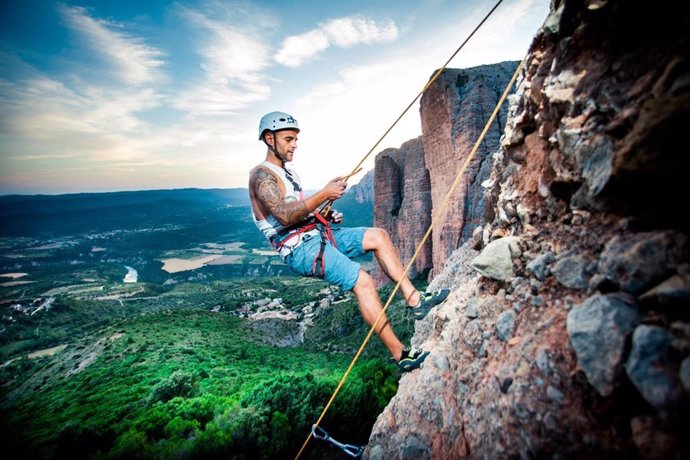 Escalada en los Mallos de Riglos.