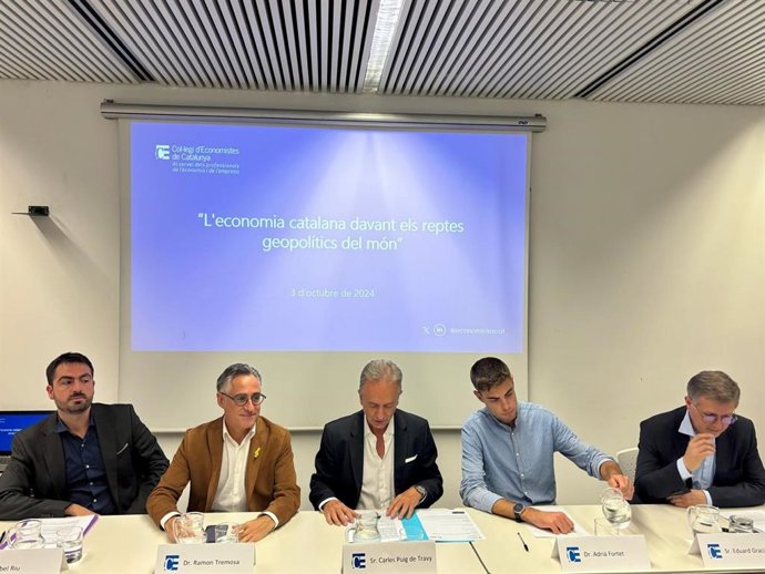 Mesa redonda 'L'Economia catalana davant els reptes geopolítics del món'
