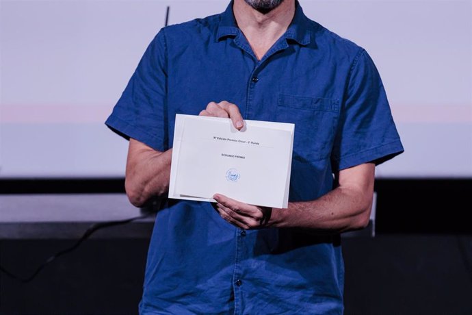 El actor Eduardo Noriega durante el anuncio de la película seleccionada para representar a España en los Oscar, en la Academia de Cine, a 18 de septiembre de 2024, en Madrid (España).