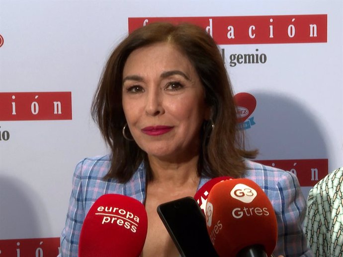 ISABEL GEMIO EN LA PRESENTACIÓN DE LA CAMPAÑA SOLIDARIA DE MIGUELAÑEZ, 'SONRISAS DULCES'