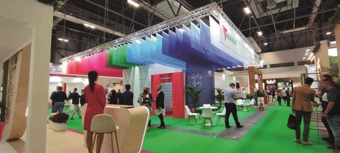 Foto de archivo del stand de Freshuelva de la pasada edición de Fruit Attraction.