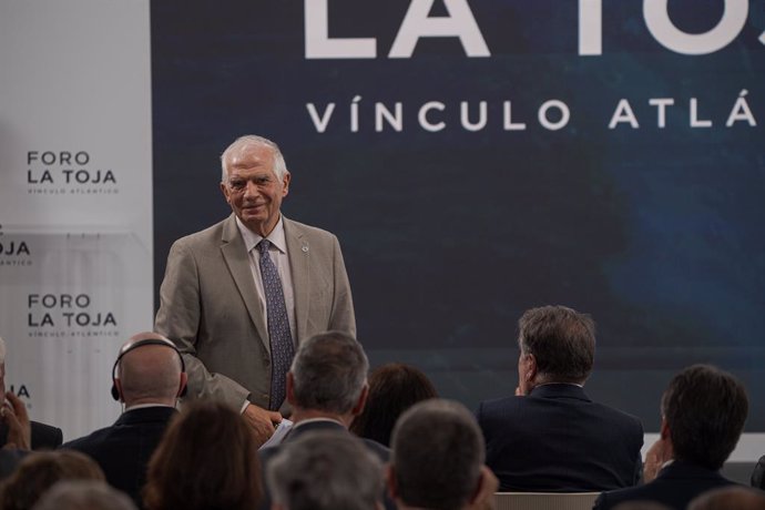 L'alt representant i vicepresident de la Comissió Europea, Josep Borrell, intervé durant la primera jornada del Fòrum de la Toja-Vincle Atlàntic