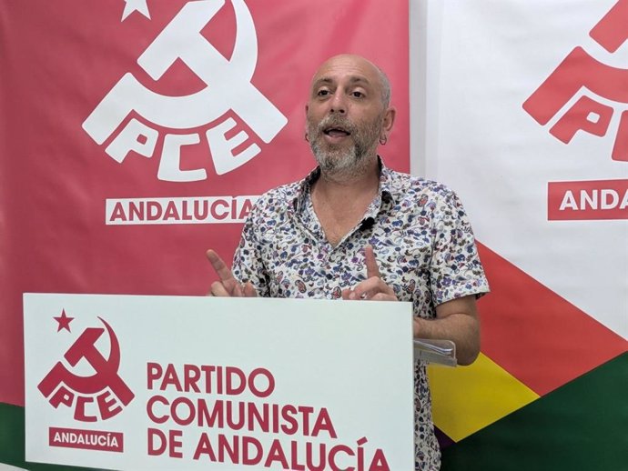 El secretario general del Partido Comunista de Andalucía (PCA), Ernesto Alba.