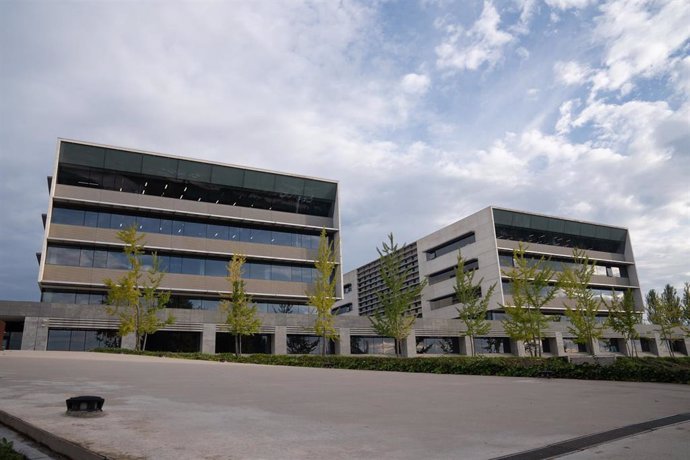 Fachada de la sede de Europastry, en Sant Cugat del Vallès, Barcelona, Catalunya (España).