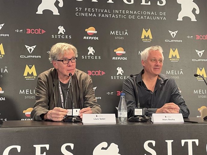 El actor Lluís Soler y el director Marc Recha presentan la película 'Centaures de la nit' en el Festival de Sitges