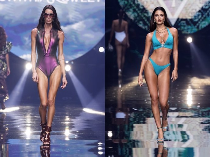 MARTA LÓPEZ Y TANIA MEDINA EN LOS DESFILES DE MODA CÁLIDA EN GRAN CANARIA