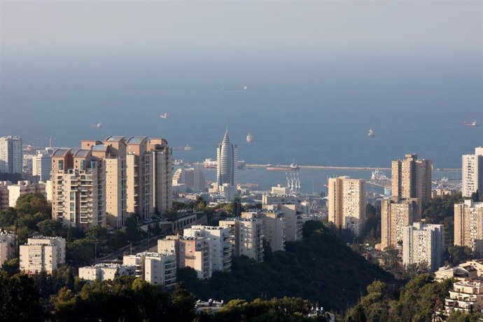 Imagen de archivo de la ciudad israelí de Haifa 