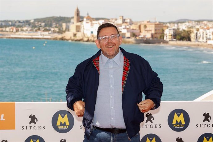 El actor Nick Frost, en el Festival de Sitges