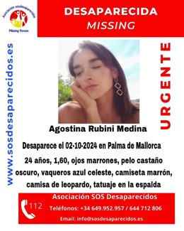 Alerta de desaparición activada