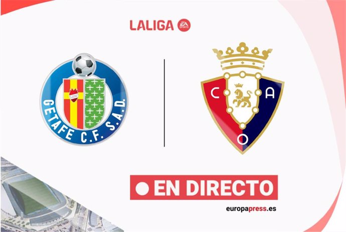 Getafe - Osasuna, en directo.