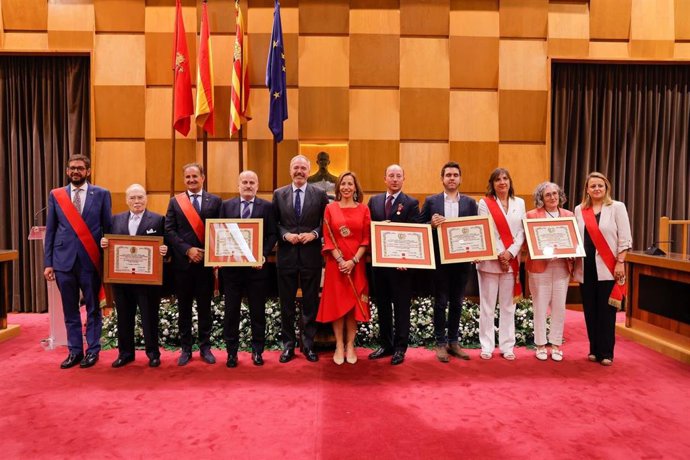 Acto de la medalla de oro y distinciones de la ciudad 2024 este sábado 5 de octubre en el Ayuntamiento de Zaragoza.