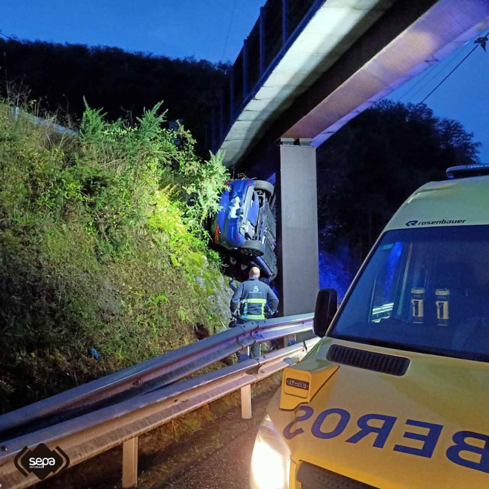 Imagen del accidente.