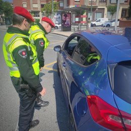 Control de la Policía Municipal de Bilbao