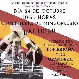 Archivo - Llamamiento de la Fundación Nacional Francisco Franco